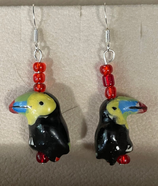 Toucan earrings